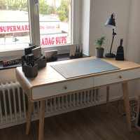 Hykkon Justine Writing Desk Reviews Wayfair